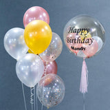 Classic Helium Bubble Balloon Bouquet - Balloons - Happy Balloon Shop - - Eat Cake Today - Birthday Cake Delivery - KL/PJ/Malaysia
