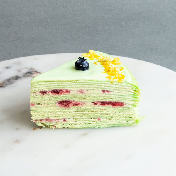 Matcha Strawberry Mille Crepe Cake Crepe Cake Delivery KL/PJ Malaysia