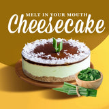 Pandan Gula Melaka Cheesecake 6" - Cheesecakes - Cheesy Bakery - - Eat Cake Today - Birthday Cake Delivery - KL/PJ/Malaysia
