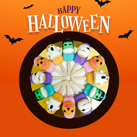 12 Pieces of Halloween Jelly Cakesicles - Halloween 2024 - Jerri Home - - Eat Cake Today - Birthday Cake Delivery - KL/PJ/Malaysia