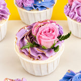 12 pieces of Roses Are Pink Cupcakes - Cupcakes - The Buttercake Factory - - Eat Cake Today - Birthday Cake Delivery - KL/PJ/Malaysia
