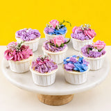 12 pieces of Roses Are Pink Cupcakes - Cupcakes - The Buttercake Factory - - Eat Cake Today - Birthday Cake Delivery - KL/PJ/Malaysia