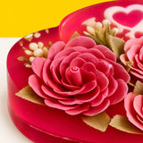 3D Flower Heart Shape Jelly Cake 8" - Jelly Cakes - Sue Jelly Cake & Deli - - Eat Cake Today - Birthday Cake Delivery - KL/PJ/Malaysia