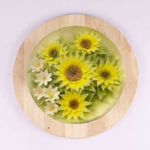 3D Sunflower Jelly Cake 8" - Jelly Cakes - Sue Jelly Cake & Deli - - Eat Cake Today - Birthday Cake Delivery - KL/PJ/Malaysia