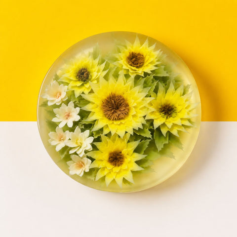 3D Sunflower Jelly Cake 8" - Jelly Cakes - Sue Jelly Cake & Deli - - Eat Cake Today - Birthday Cake Delivery - KL/PJ/Malaysia