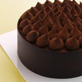 61% Dark Chocolate Mille Crepe Cake 6" - Crepe Cakes - Ice Monster - - Eat Cake Today - Birthday Cake Delivery - KL/PJ/Malaysia