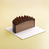 61% Dark Chocolate Mille Crepe Cake 6" - Crepe Cakes - Ice Monster - - Eat Cake Today - Birthday Cake Delivery - KL/PJ/Malaysia