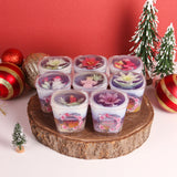 8 Pieces of Assorted 3D Christmas Flower Jelly Cup - Jelly Cakes - Sue Jelly Cake & Deli - - Eat Cake Today - Birthday Cake Delivery - KL/PJ/Malaysia