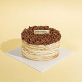 Almond Salted Caramel Mille Crepe Cake - Crepe Cakes - Ice Monster Cheras Yulek - - Eat Cake Today - Birthday Cake Delivery - KL/PJ/Malaysia