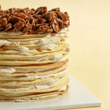 Almond Salted Caramel Mille Crepe Cake - Crepe Cakes - Texture by C3 Lab (PO) - - Eat Cake Today - Birthday Cake Delivery - KL/PJ/Malaysia