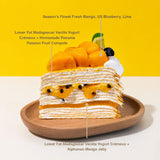 Alphonso Mango Passion Crepe Cake - Crepe Cakes - Junandus - - Eat Cake Today - Birthday Cake Delivery - KL/PJ/Malaysia