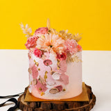Antique Bloom Designer Cake 6 inch - Vegan Cakes - Junandus - - Eat Cake Today - Birthday Cake Delivery - KL/PJ/Malaysia