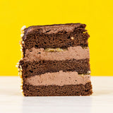Banana Choco-Tella Cake 6" - Mousse Cakes - RE Birth Cake - - Eat Cake Today - Birthday Cake Delivery - KL/PJ/Malaysia