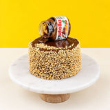 Banana Choco-Tella Cake 6" - Mousse Cakes - RE Birth Cake - - Eat Cake Today - Birthday Cake Delivery - KL/PJ/Malaysia