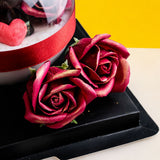 Bear and Rose Round Dessert - Sponge Cakes - Dessertz 22' - - Eat Cake Today - Birthday Cake Delivery - KL/PJ/Malaysia