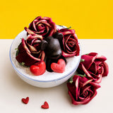 Bear and Rose Round Dessert - Sponge Cakes - Dessertz 22' - - Eat Cake Today - Birthday Cake Delivery - KL/PJ/Malaysia