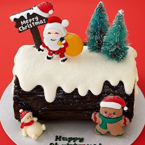 Belgium Chocolate Log Cake 5 inch - Sponge Cakes - Jyu Pastry Art - - Eat Cake Today - Birthday Cake Delivery - KL/PJ/Malaysia