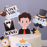 Best Dad Gentleman Jelly Cake 5" - FDAY2026 - Jerri Home - - Eat Cake Today - Birthday Cake Delivery - KL/PJ/Malaysia