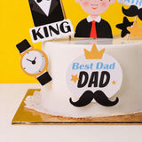 Best Dad Gentleman Jelly Cake 5" - Jelly Cakes - Jerri Home - - Eat Cake Today - Birthday Cake Delivery - KL/PJ/Malaysia