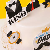Best Dad Gentleman Jelly Cake 5" - Jelly Cakes - Jerri Home - - Eat Cake Today - Birthday Cake Delivery - KL/PJ/Malaysia