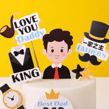 Best Dad Gentleman Jelly Cake 5" - Jelly Cakes - Jerri Home - - Eat Cake Today - Birthday Cake Delivery - KL/PJ/Malaysia