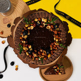 Callebaut Gianduja Dark Chocolate Chiffonge Cake - Healthy Cakes - Junandus - - Eat Cake Today - Birthday Cake Delivery - KL/PJ/Malaysia