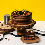 Callebaut Gianduja Dark Chocolate Chiffonge Cake - Healthy Cakes - Junandus - - Eat Cake Today - Birthday Cake Delivery - KL/PJ/Malaysia