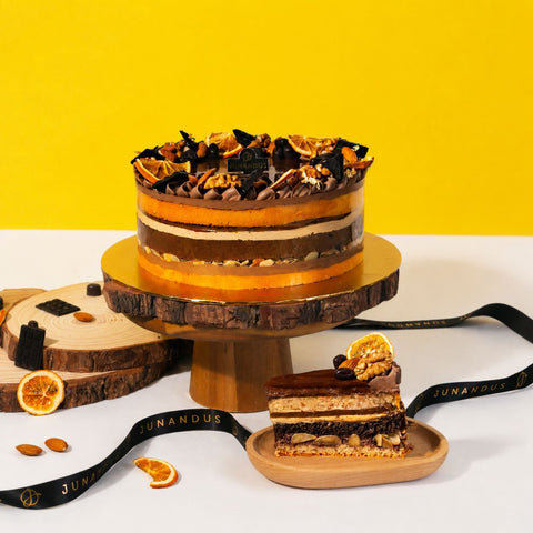 Callebaut® Gâteau Opéra Chiffonge® - Vegan Cakes - Junandus - - Eat Cake Today - Birthday Cake Delivery - KL/PJ/Malaysia