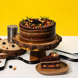 Callebaut® Gianduja Dark Chocolate Chiffonge® - Vegan Cakes - Junandus - - Eat Cake Today - Birthday Cake Delivery - KL/PJ/Malaysia