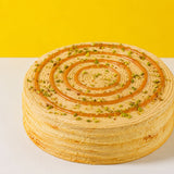 Caramel Coffee Mille Crepe Cake - Crepe Cakes - Bite Sensation Bakehouse - - Eat Cake Today - Birthday Cake Delivery - KL/PJ/Malaysia