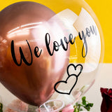 Charmaine Balloon Fresh Flower Box - Balloons - Bull & Rabbit - - Eat Cake Today - Birthday Cake Delivery - KL/PJ/Malaysia