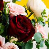 Charmaine Balloon Fresh Flower Box - Balloons - Bull & Rabbit - - Eat Cake Today - Birthday Cake Delivery - KL/PJ/Malaysia
