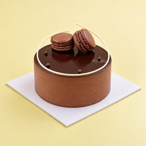 Chocolate Crème Brûlée Cake 5" - Chocolate Cakes - Ice Monster - - Eat Cake Today - Birthday Cake Delivery - KL/PJ/Malaysia