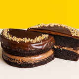 Chocolate Hazelnut Crunch Cake - Chocolate Cakes - Little Tee Cakes - - Eat Cake Today - Birthday Cake Delivery - KL/PJ/Malaysia