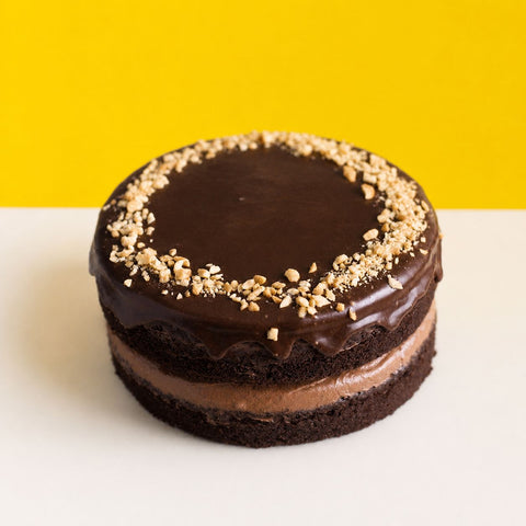 Chocolate Hazelnut Crunch Cake - Chocolate Cakes - Little Tee Cakes - - Eat Cake Today - Birthday Cake Delivery - KL/PJ/Malaysia