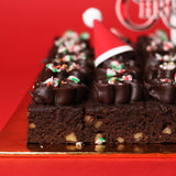 Christmas Chocolate Ganache Brownie Bites - Cake Bites - Ice Monster - - Eat Cake Today - Birthday Cake Delivery - KL/PJ/Malaysia