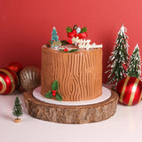 Christmas Log Cake 6" - Buttercakes - Pandalicious Bakery - - Eat Cake Today - Birthday Cake Delivery - KL/PJ/Malaysia