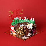 Christmas Yule Log Cake 5 inch - Buttercakes - Eats and Treats Bakery - - Eat Cake Today - Birthday Cake Delivery - KL/PJ/Malaysia