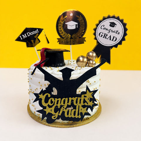Congrats Graduation Cake - Designer Cakes - Eats and Treats Bakery - - Eat Cake Today - Birthday Cake Delivery - KL/PJ/Malaysia