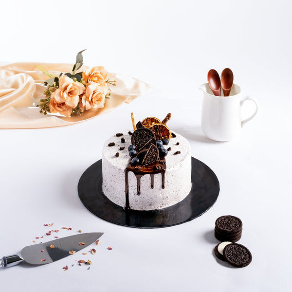 Cookies & Cream Vanilla Cake | Online Birthday Cake Delivery JB Johor