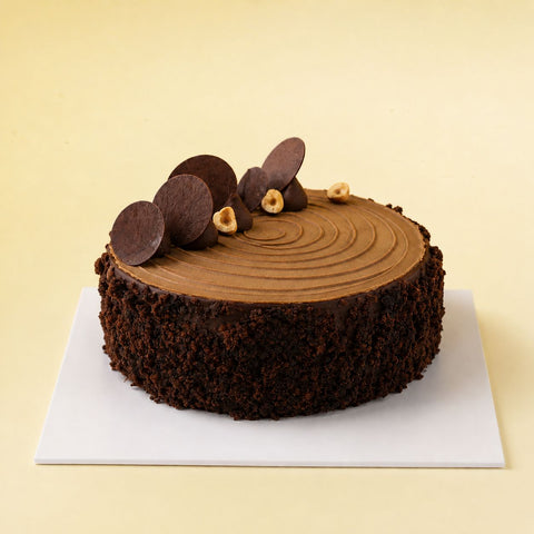 Crunchy Hazella Cake 6“ - Buttercakes - Ice Monster - - Eat Cake Today - Birthday Cake Delivery - KL/PJ/Malaysia