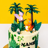 Cute Dino Theme Cake 6 inch - Vegan Cakes - Junandus - - Eat Cake Today - Birthday Cake Delivery - KL/PJ/Malaysia