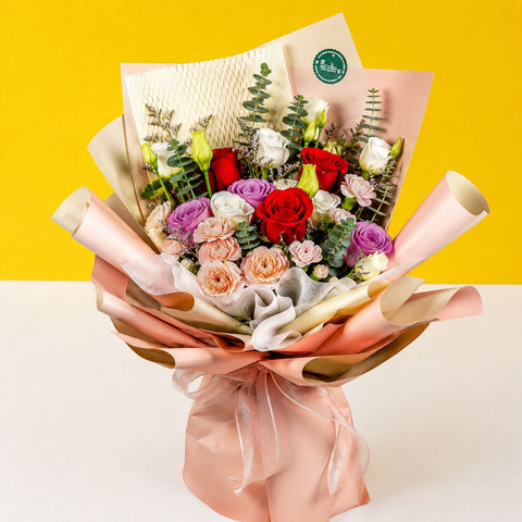 Dada Bouquet - Flowers - Bull & Rabbit - - Eat Cake Today - Birthday Cake Delivery - KL/PJ/Malaysia