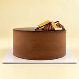 Dark Chocolate Mousse With Orange Cake 5" - Mousse Cakes - Ice Monster - - Eat Cake Today - Birthday Cake Delivery - KL/PJ/Malaysia