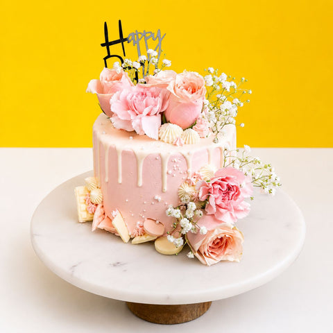 Darling Floral Cake - Designer Cakes - Cake Hub - - Eat Cake Today - Birthday Cake Delivery - KL/PJ/Malaysia
