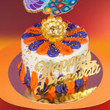 Deepavali Peacock - Deepavali 2024 - Eats and Treats Bakery - - Eat Cake Today - Birthday Cake Delivery - KL/PJ/Malaysia