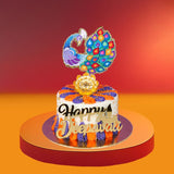 Deepavali Peacock - Deepavali 2024 - Eats and Treats Bakery - - Eat Cake Today - Birthday Cake Delivery - KL/PJ/Malaysia