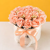 Deluxe Fragrance Rose Soap Flower Hat Box - Flower - Luxe Florist - - Eat Cake Today - Birthday Cake Delivery - KL/PJ/Malaysia