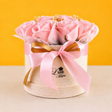 Deluxe Fragrance Rose Soap Flower Hat Box - Flower - Luxe Florist - - Eat Cake Today - Birthday Cake Delivery - KL/PJ/Malaysia