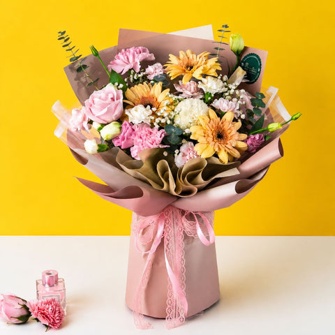 Deslia Bouquet - Flowers - Bull & Rabbit - - Eat Cake Today - Birthday Cake Delivery - KL/PJ/Malaysia